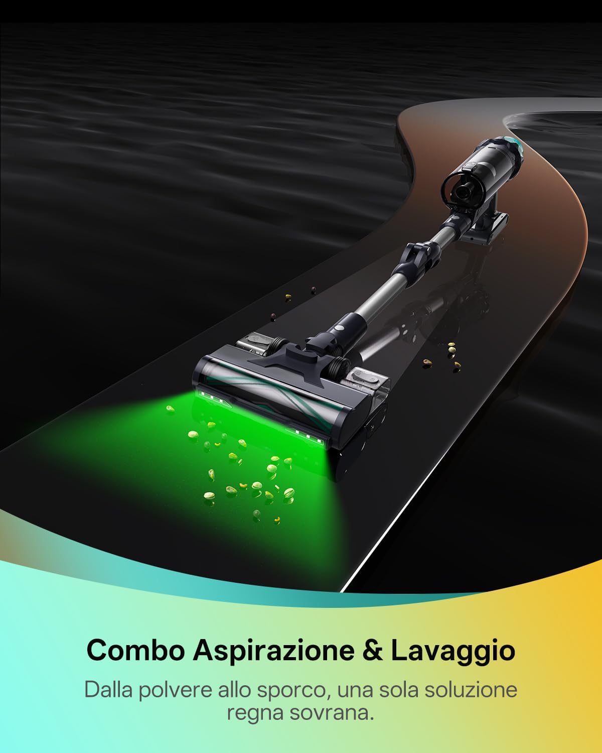 Aspirapolvere Senza Fili Potente 65000Pa/ 60Min, V15Max Aspirapolvere Lavapavimenti,Antigroviglio,Ultraleggero,Scopa Elettrica Senza Fili Aspirapolvere Senza Sacco per Pavimenti/Tappeti