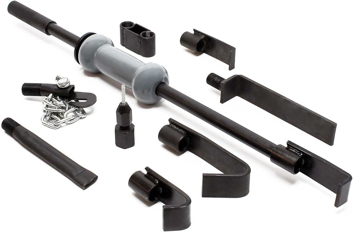 Set universale 11 pezzi per riparazione carrozzeria con martello scorrevole per ammaccature