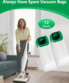 12 Stück Staubsaugerbeutel kompatibel mit Vorwerk Kobold VB100 FP100 VB 100 FP 100