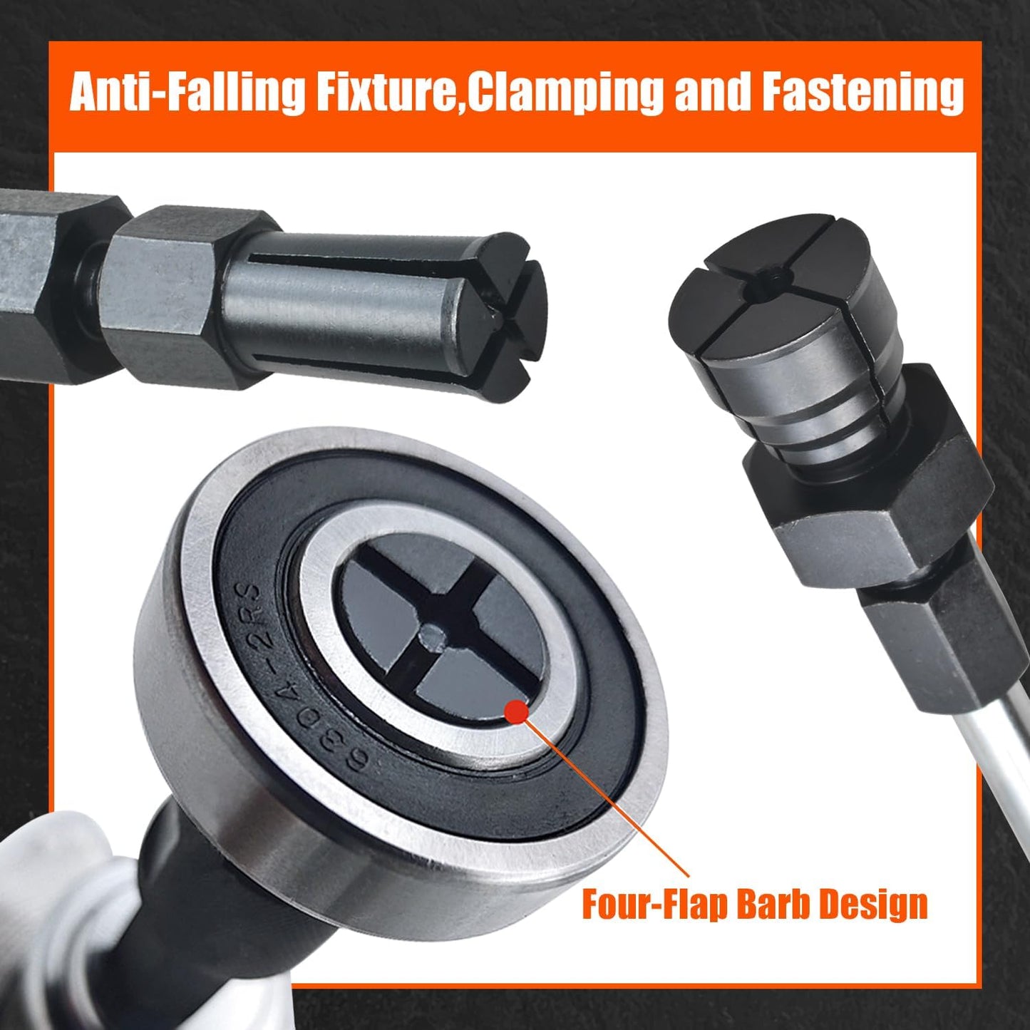 12 Pezzi, 8-32 mm, Kit di estrattori per Cuscinetti Interni per Fori ciechi, con Martello Scorrevole e pinze espandibili, per Auto e Moto