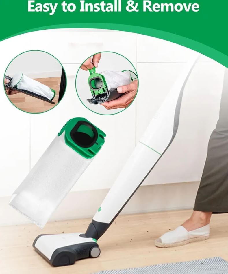 12 Stück Staubsaugerbeutel kompatibel mit Vorwerk Kobold VB100 FP100 VB 100 FP 100