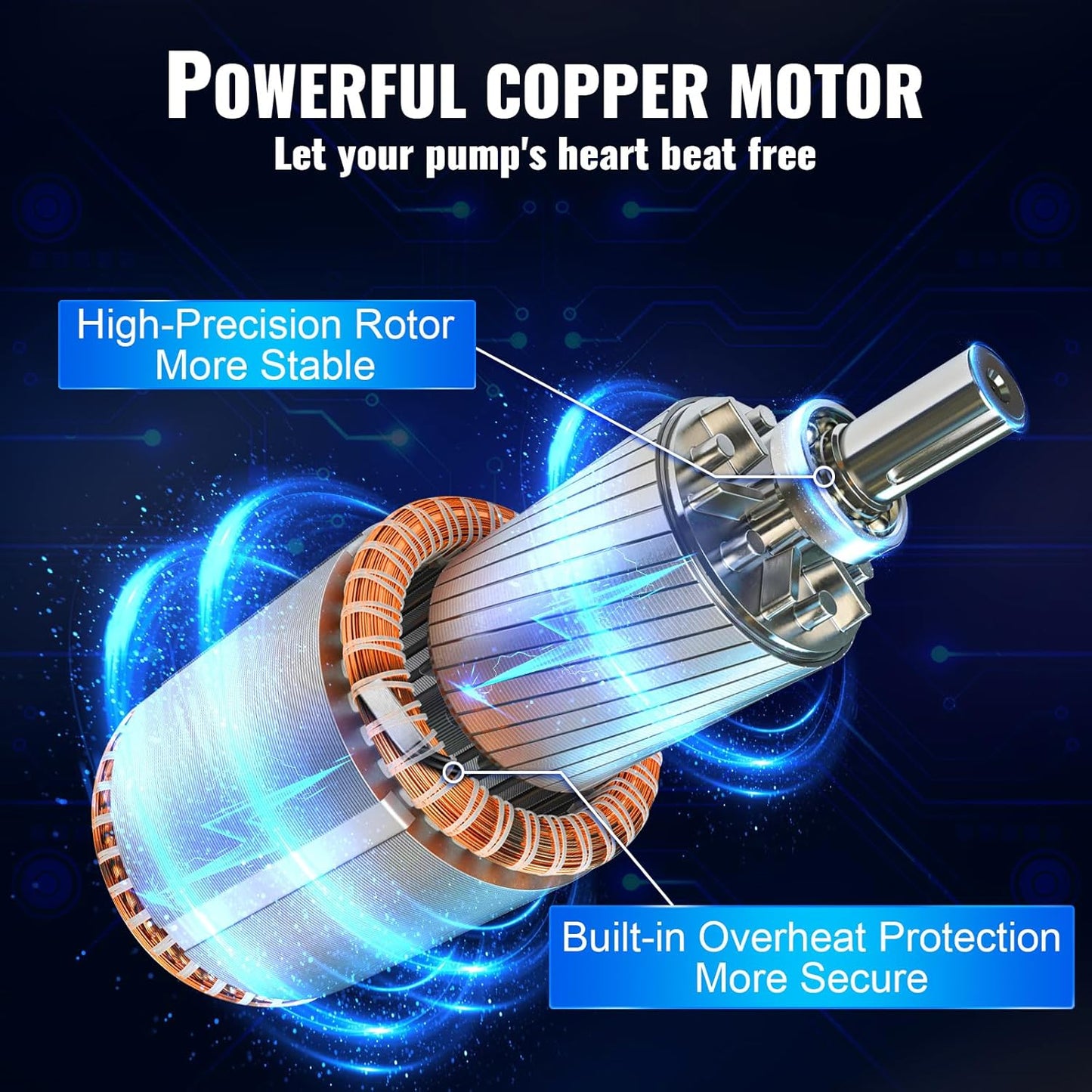 VEVOR Pompa Sommergibile per Pozzi Profondi, IP68 1500W 230 V 50 Hz, Massima Portata 9,8 m³/h Prevalenza 108 m, Cavo Elettrico 9,1 m, Pompa Acciaio Inox per Irrigazione Industriale Uso Domestico